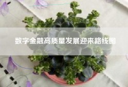 数字金融高质量发展迎来路线图