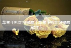 苹果手机红包提醒（苹果手机红包提醒软件）