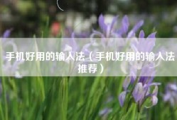 手机好用的输入法（手机好用的输入法推荐）
