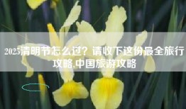 2025清明节怎么过？请收下这份最全旅行攻略,中国旅游攻略
