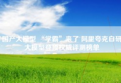 国产大模型 “学霸”来了 阿里夸克自研大模型登顶权威评测榜单