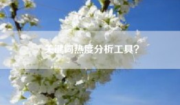 关键词热度分析工具？