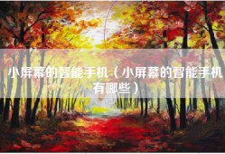 小屏幕的智能手机（小屏幕的智能手机有哪些）