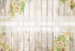 以图搜图 图像匹配_百度识图：以图搜图找到相似图片原理分析