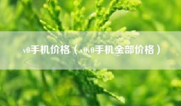 v0手机价格（v0v0手机全部价格）