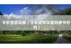 手机壁纸设置（手机壁纸设置财神爷好吗）