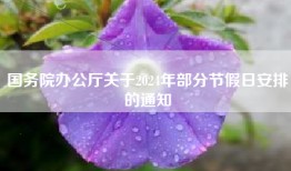 国务院办公厅关于2024年部分节假日安排的通知