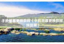 手机屏幕更换教程（手机屏幕更换教程,换图案）