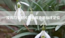没有门头照片怎么做地图标注定位