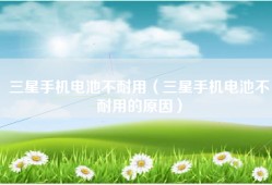 三星手机电池不耐用（三星手机电池不耐用的原因）