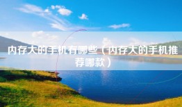 内存大的手机有哪些（内存大的手机推荐哪款）