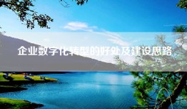 企业数字化转型的好处及建设思路