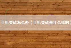 手机变砖怎么办（手机变砖是什么样的）
