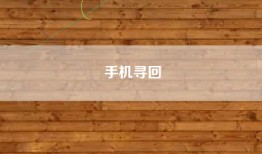 手机寻回