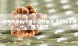 维斯意外伤停书豪受益最多 数据昭示他或大爆发