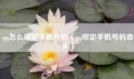 qq怎么绑定手机号码（qq绑定手机号码查询）