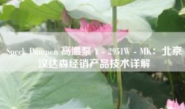 Speck Pumpen 高温泵 Y - 2951W - MK：北京汉达森经销产品技术详解