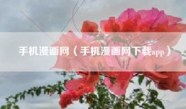 手机漫画网（手机漫画网下载app）