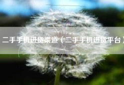 二手手机进货渠道（二手手机进货平台）