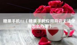 糖果手机f11（糖果手机应用商店无法使用怎么办呢）