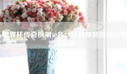 世界杯传奇榜第10名：从战俘到冠军的德国英雄