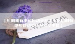 手机明明有电却自动关机（手机明明有电却自动关机开机又关机）