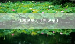 手机贝贝（手机贝尔）