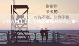 手机连网（手机连网总是断开怎么回事？）