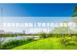 苹果手机山寨版（苹果手机山寨版和正品的区别）