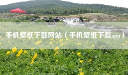 手机壁纸下载网站（手机壁纸下载app）