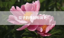 饺子的缘起和简史