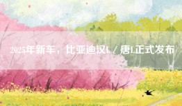 2025年新车，比亚迪汉L／唐L正式发布