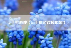 ios手机游戏（ios手机游戏模拟器）