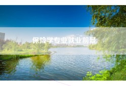 保险学专业就业前景