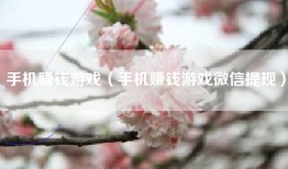 手机赚钱游戏（手机赚钱游戏微信提现）