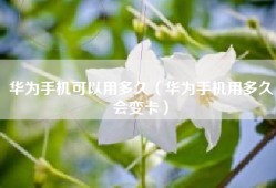 华为手机可以用多久（华为手机用多久会变卡）