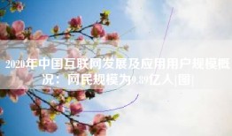 2020年中国互联网发展及应用用户规模概况：网民规模为9.89亿人[图]