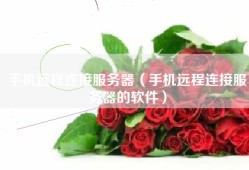 手机远程连接服务器（手机远程连接服务器的软件）