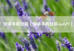 安卓手机安装（安卓手机安装chatGPT）