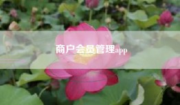 商户会员管理app