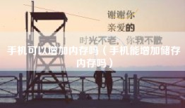 手机可以增加内存吗(手机能增加储存内存吗)