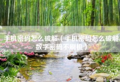 手机密码怎么破解（手机密码怎么破解数字密码不刷机）