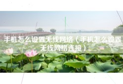 手机怎么设置无线网络（手机怎么设置无线网络连接）