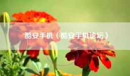 酷安手机（酷安手机论坛）