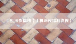 手机深夜福利（手机深夜福利影视）