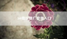 360竞价推广登录入口