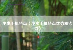 小米手机特点（小米手机特点优势和劣势）