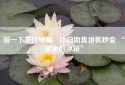 碰一下支付终端，让自助售货机秒变 “家里的冰箱”