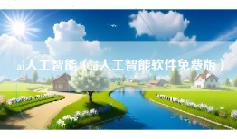 ai人工智能（ai人工智能软件免费版）