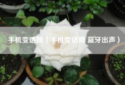 手机变话筒（手机变话筒 蓝牙出声）